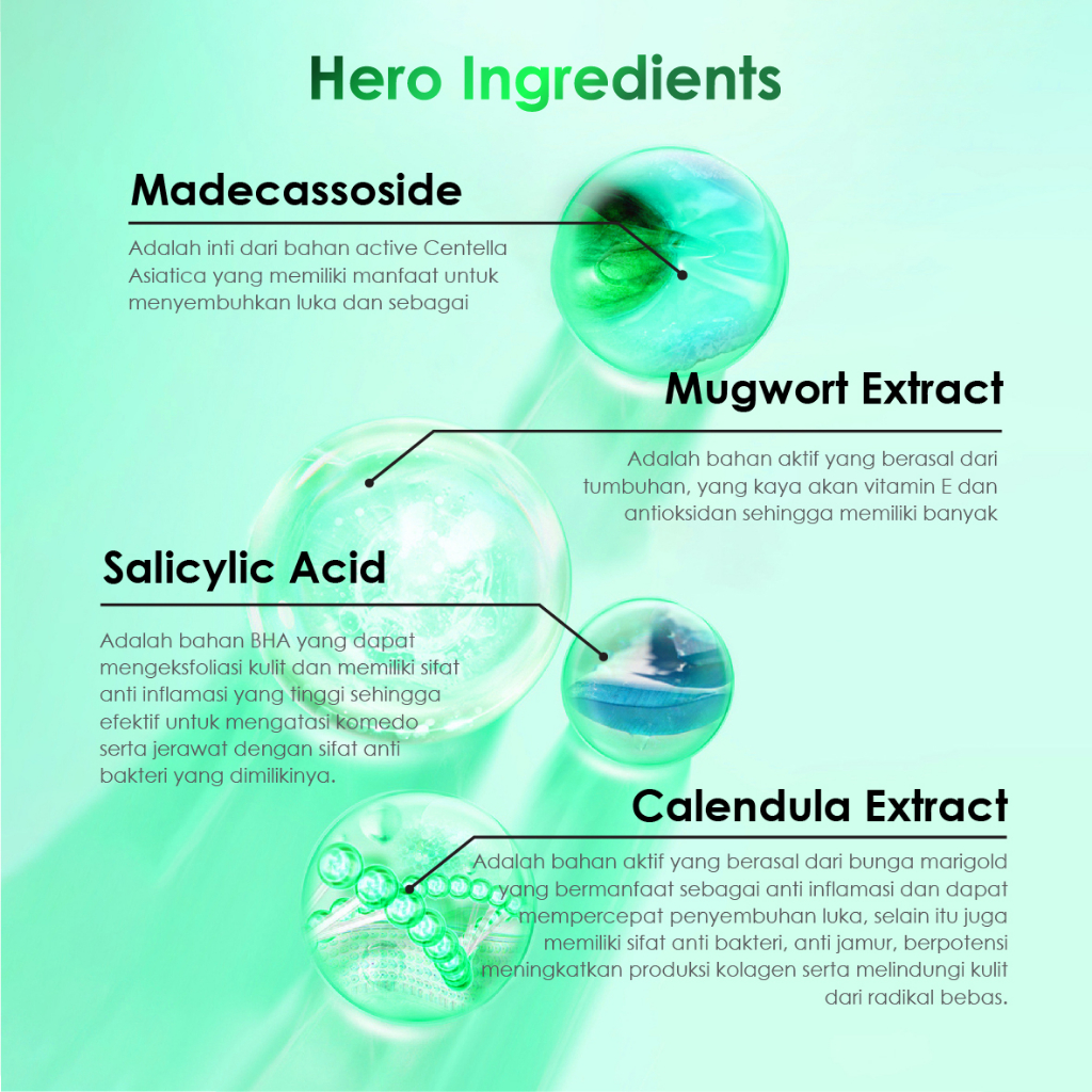 Paket Animate Acne Solution Series 5in1 (Hijau)