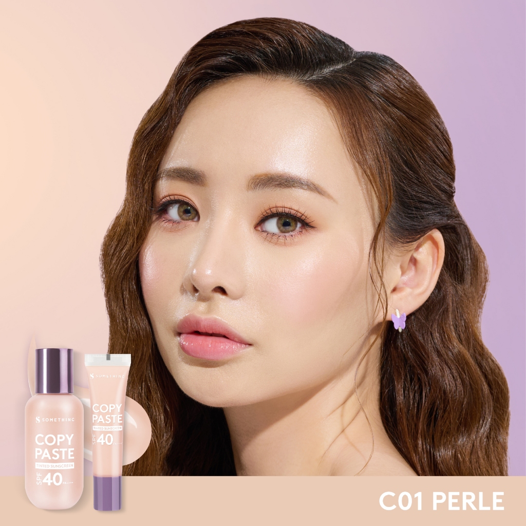 Somethinc Copy Paste Tinted Sunscreen SPF40 PA++++ 10ml MINI - C01 Perle