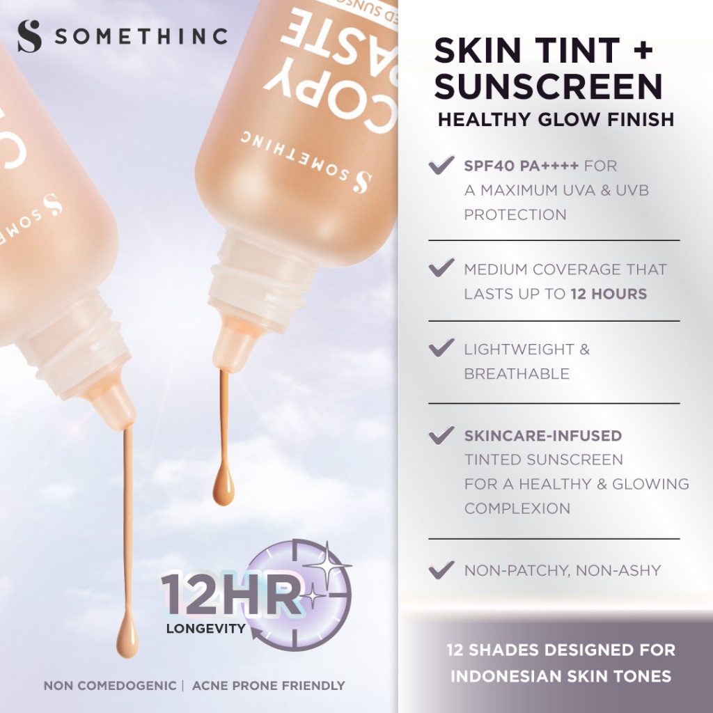 Somethinc Copy Paste Tinted Sunscreen SPF40 PA++++ 10ml MINI - C01.5 Butter