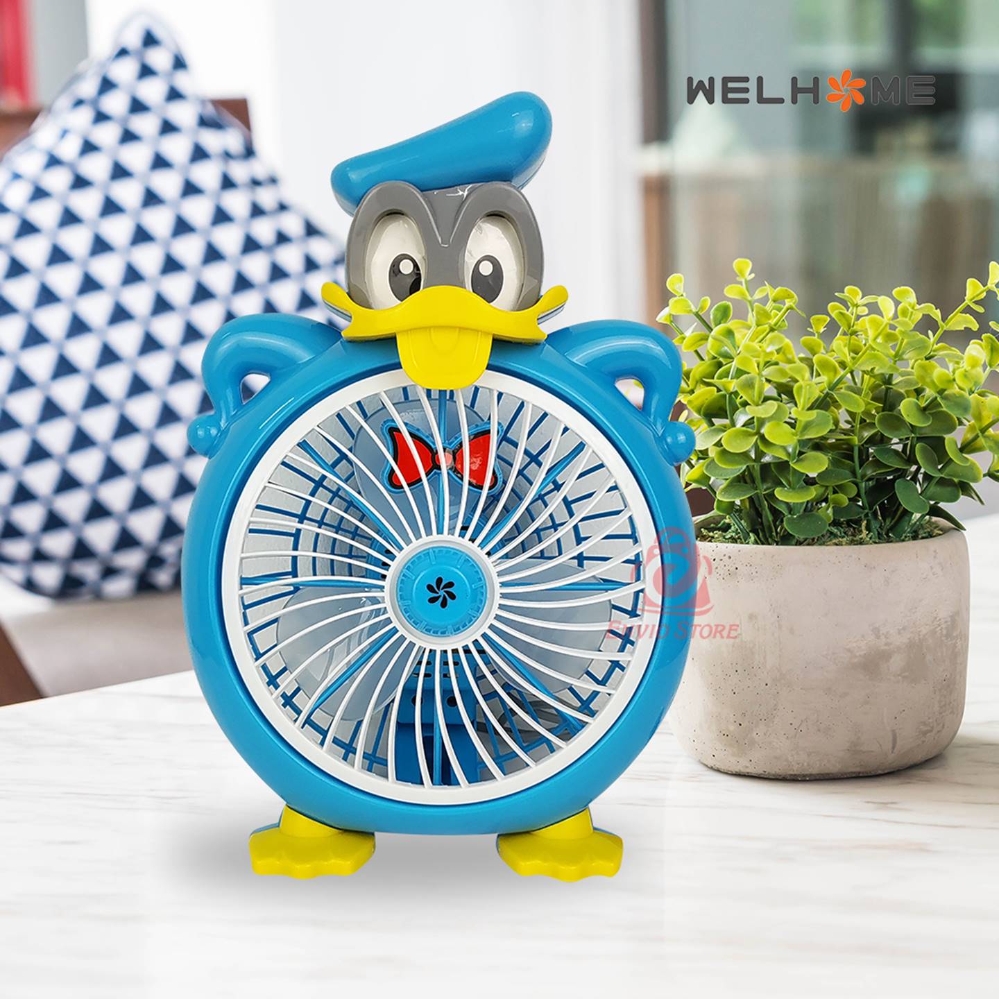 Kipas Angin Listrik Karakter Merk WELHOME