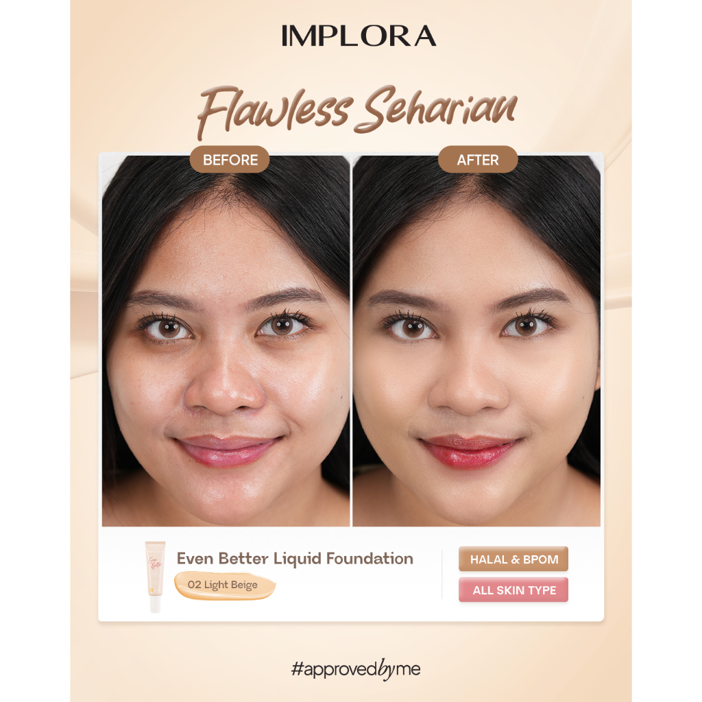 Implora Even Better Liquid Foundation 25gr - 04 Medium Beige