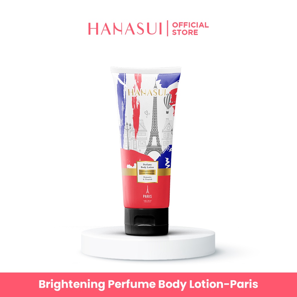 Hanasui Perfume Body Lotion 180ml - Paris (Merah)