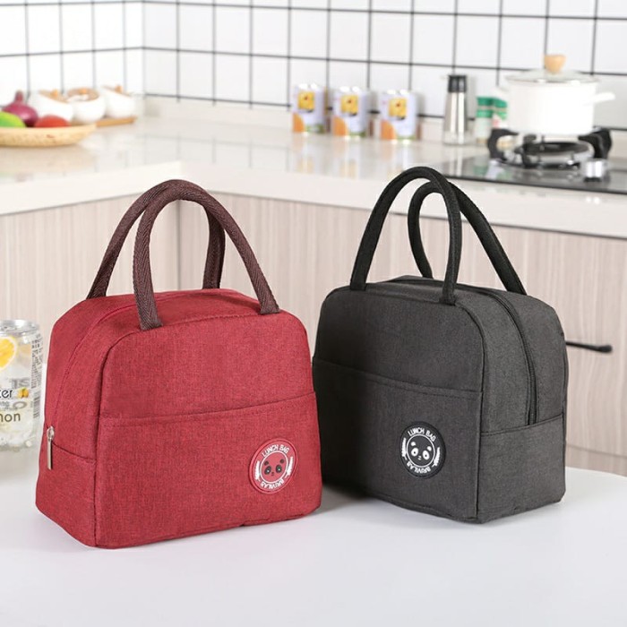 Tas Bekal Polos Oxford (Insulated / Cooler Lunch Bag)
