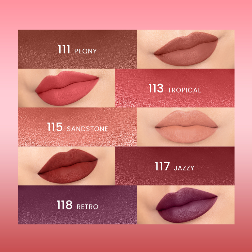 Hanasui Mattedorable Matte Lipstick 2gr - 110 Cinnamon