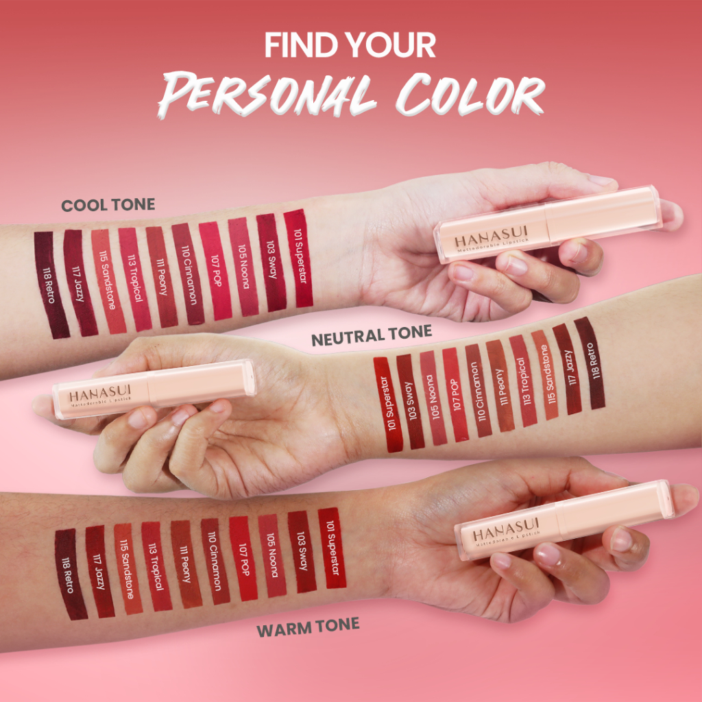Hanasui Mattedorable Matte Lipstick 2gr - 110 Cinnamon