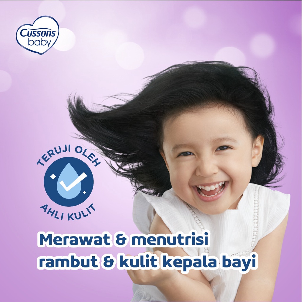 Cussons Baby Hair Lotion 200ml (100 + 100) - Candle Nut & Celery