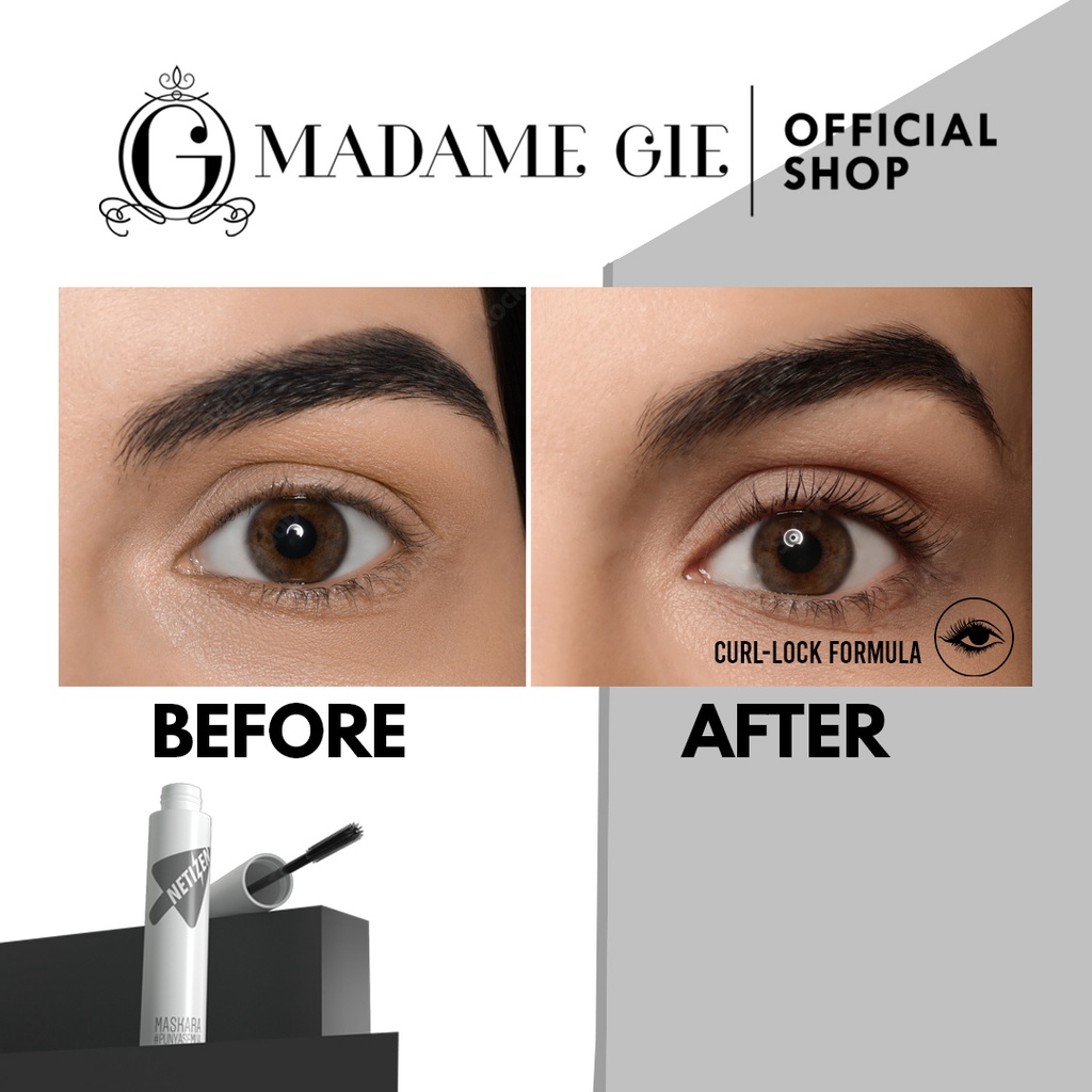 Madame Gie Netizen Mascara 3ml - 02 Clear Fibre