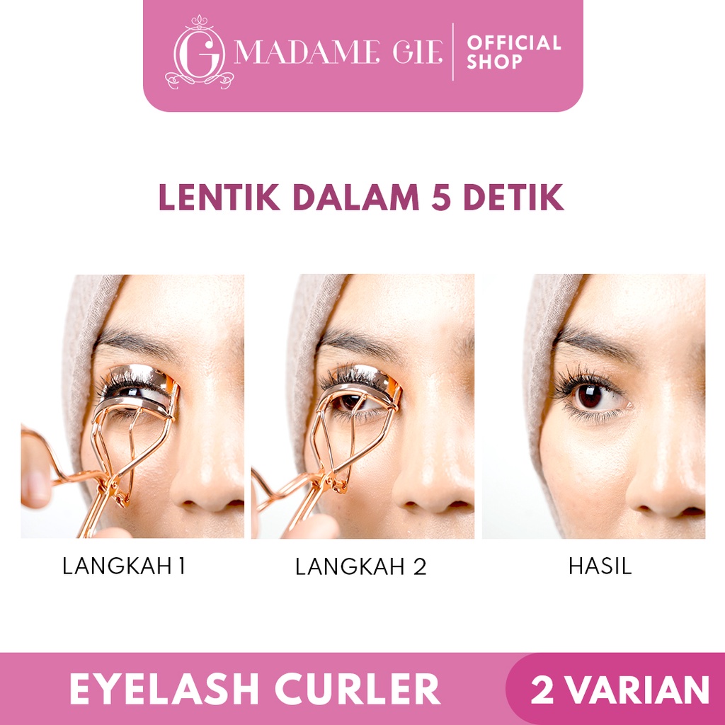 Madame Gie Ultimate Lashes Eyelash Curler (Penjepit Bulu Mata) - Black
