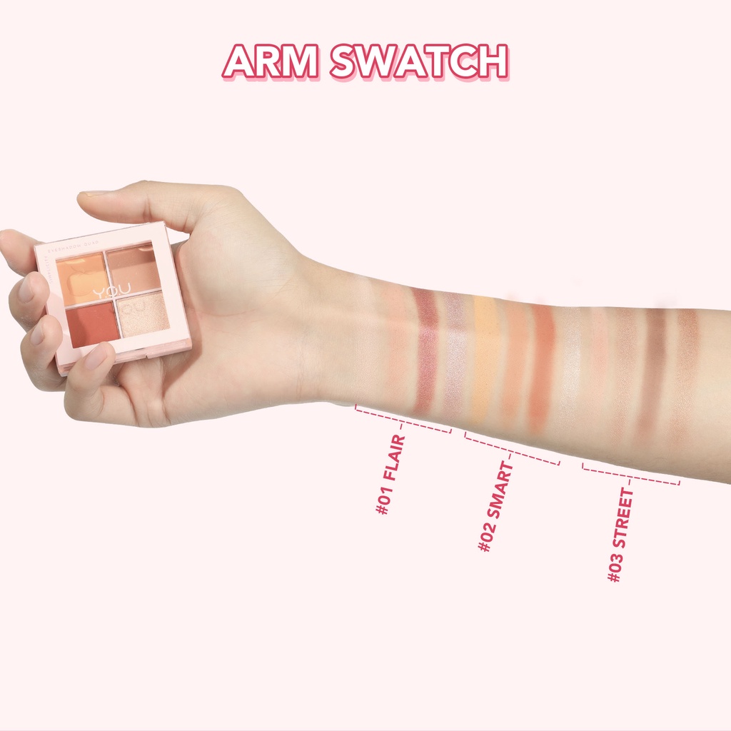 YOU Simplicity Eyeshadow Quad 03 Street YOU Simplicity Eyeshadow Quad 03 Street