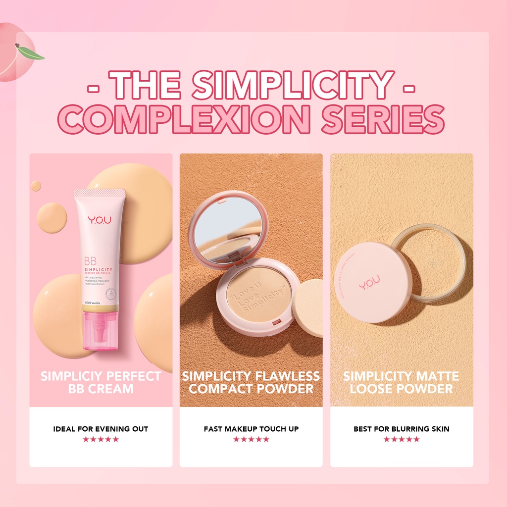 YOU Simplicity Flawless Compact Powder N407 Neutral Sand