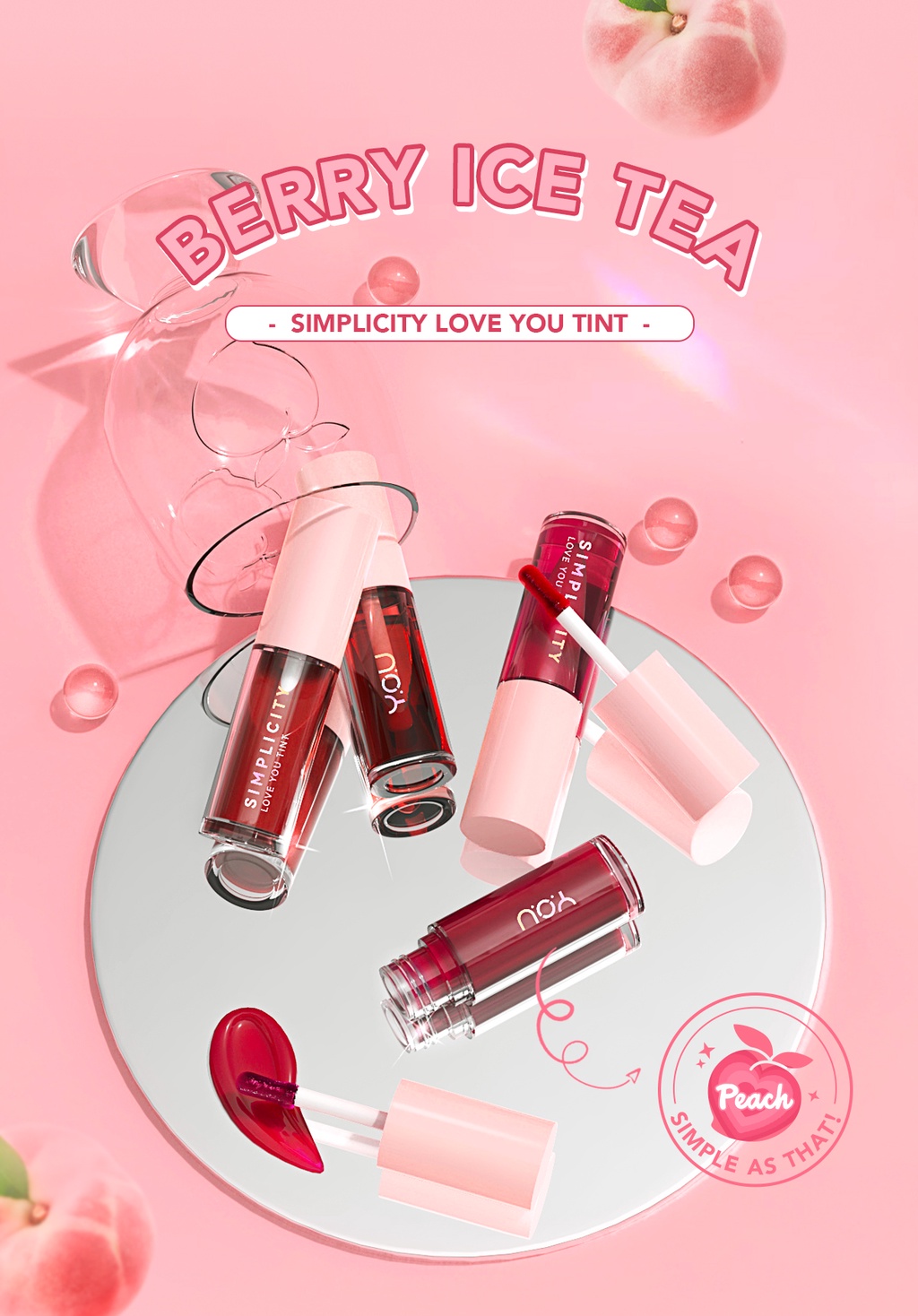 YOU Simplicity Love You Tint R488 Strawberry Sorbet