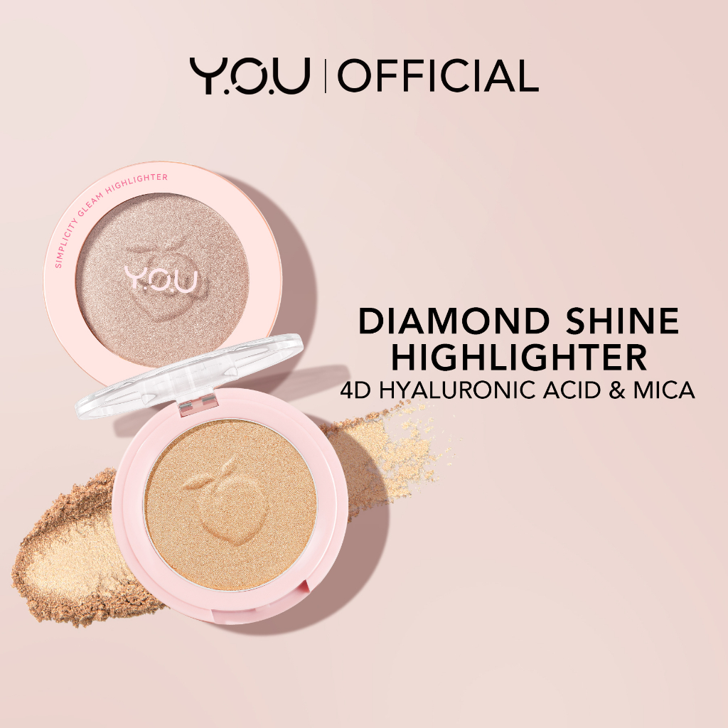 YOU Simplicity Gleam Highlighter O549 Rose Gold