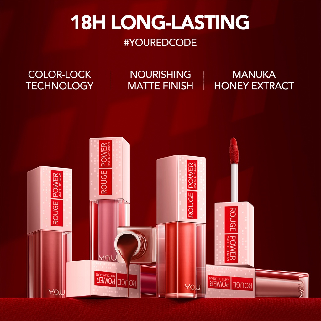 YOU Rouge Power Matte Lip Cream R448 Kindness