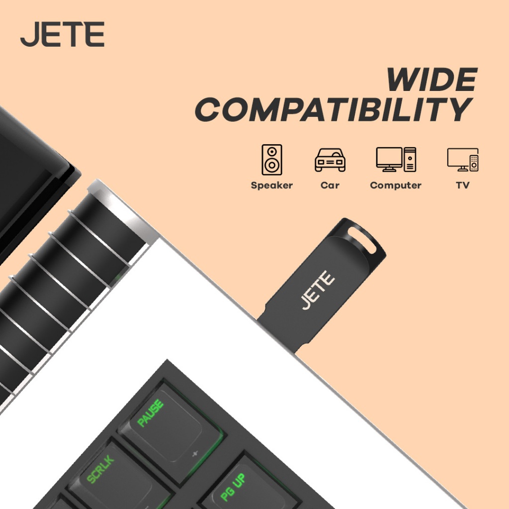 JETE Flashdisk U1 Series - 16GB Compatible USB2.0/3.0