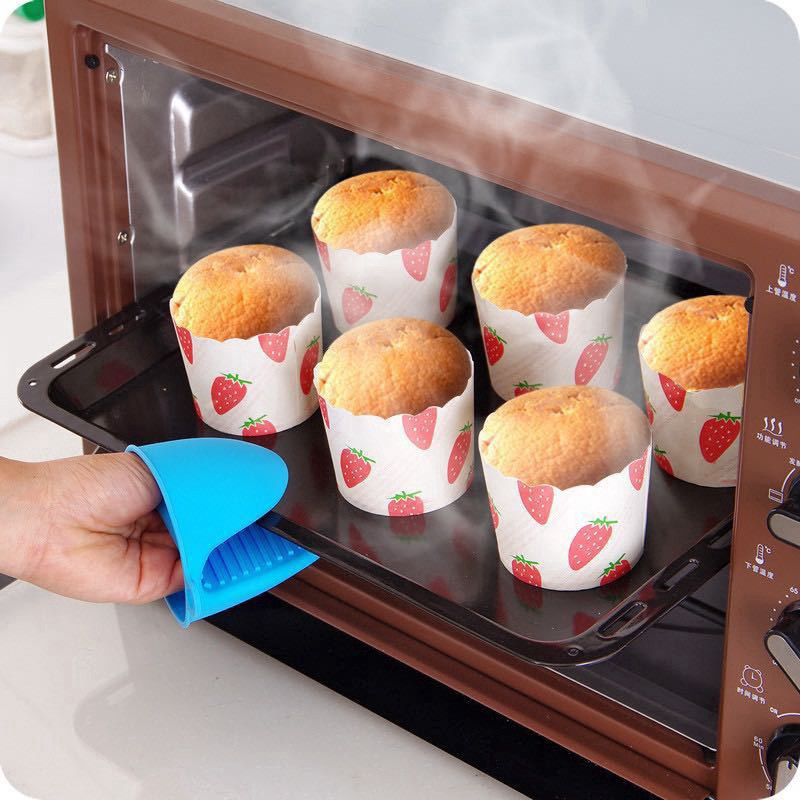 (Isi 1pcs) Sarung Tangan Silikon Anti Panas - Sarung Tangan Oven