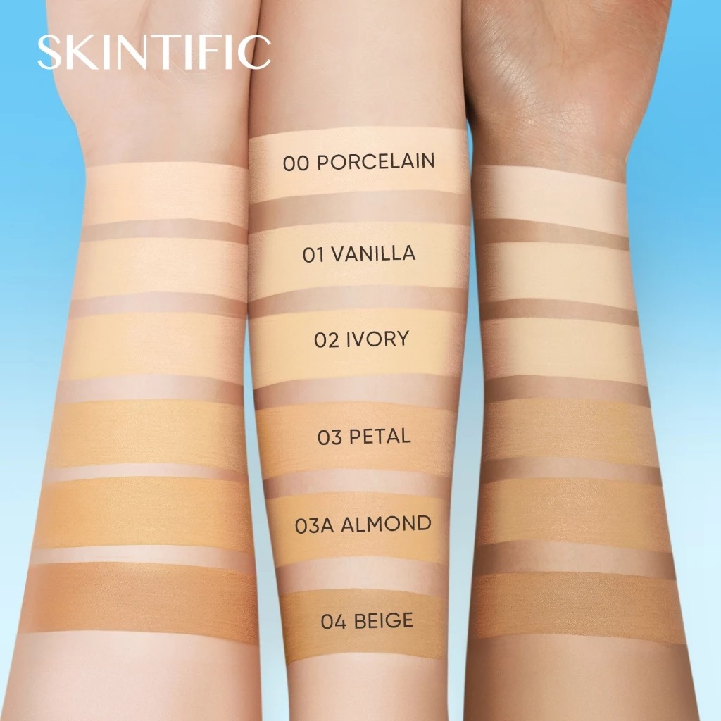 Skintific Ultra Cover Powder Foundation 9gr - 01 Vanilla