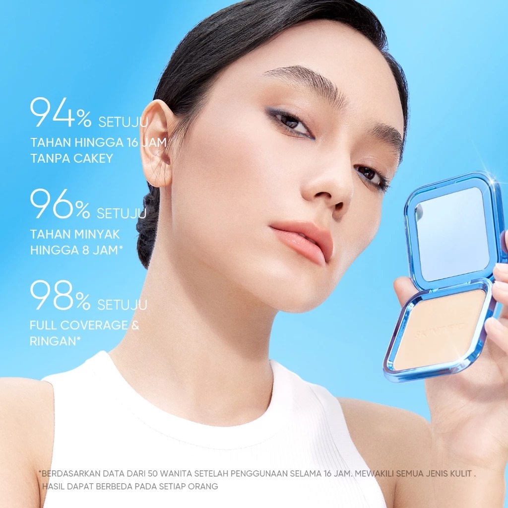 Skintific Ultra Cover Powder Foundation 9gr - 02 Ivory