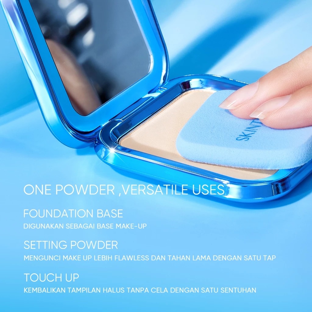 Skintific Ultra Cover Powder Foundation 9gr - 02 Ivory