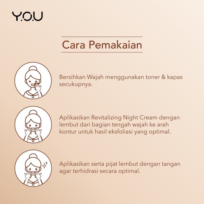 YOU Golden Age Revitalizing Night Cream 18gr (Kemasan Tube)