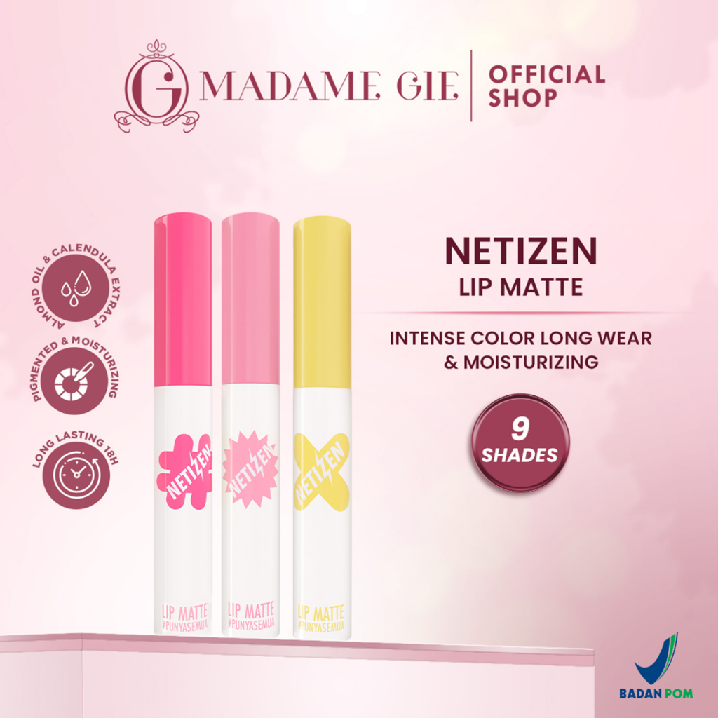 Madame Gie Lip Matte Netizen 1.3ml - 03 Macan