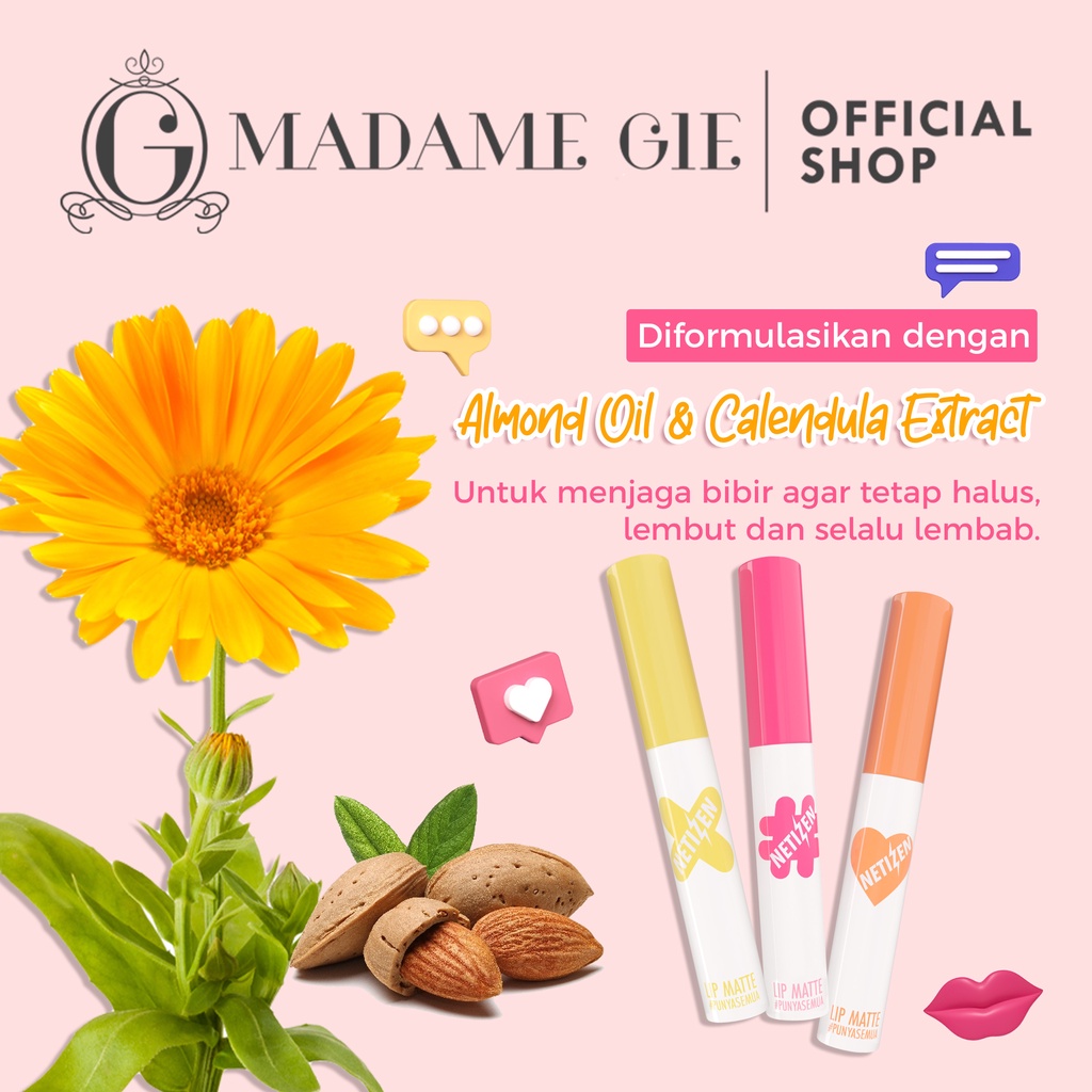 Madame Gie Lip Matte Netizen 1.3ml - 03 Macan