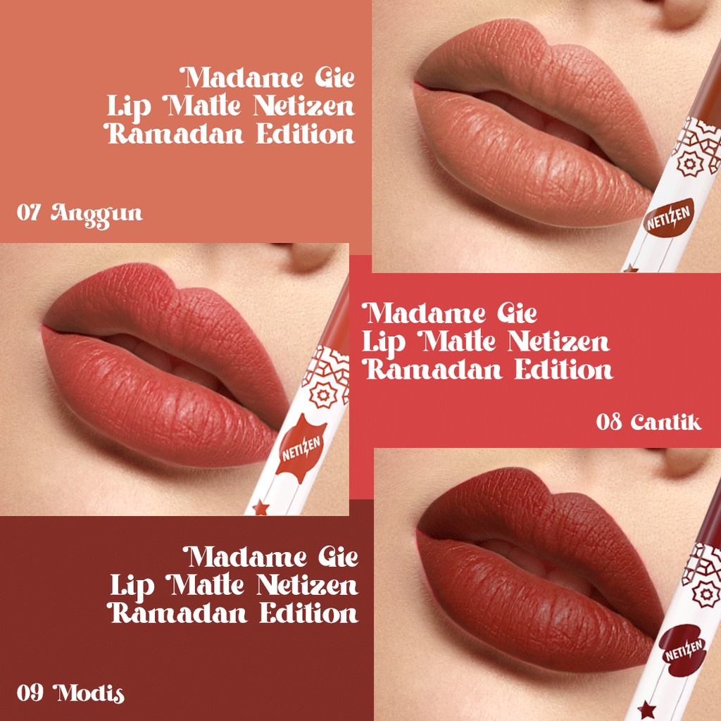 Madame Gie Lip Matte Netizen 1.3ml - 03 Macan