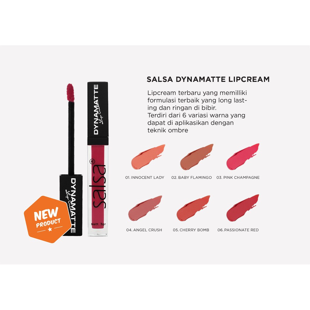 SALSA Dynamatte Lip Cream 5gr - 04 Angel Crush
