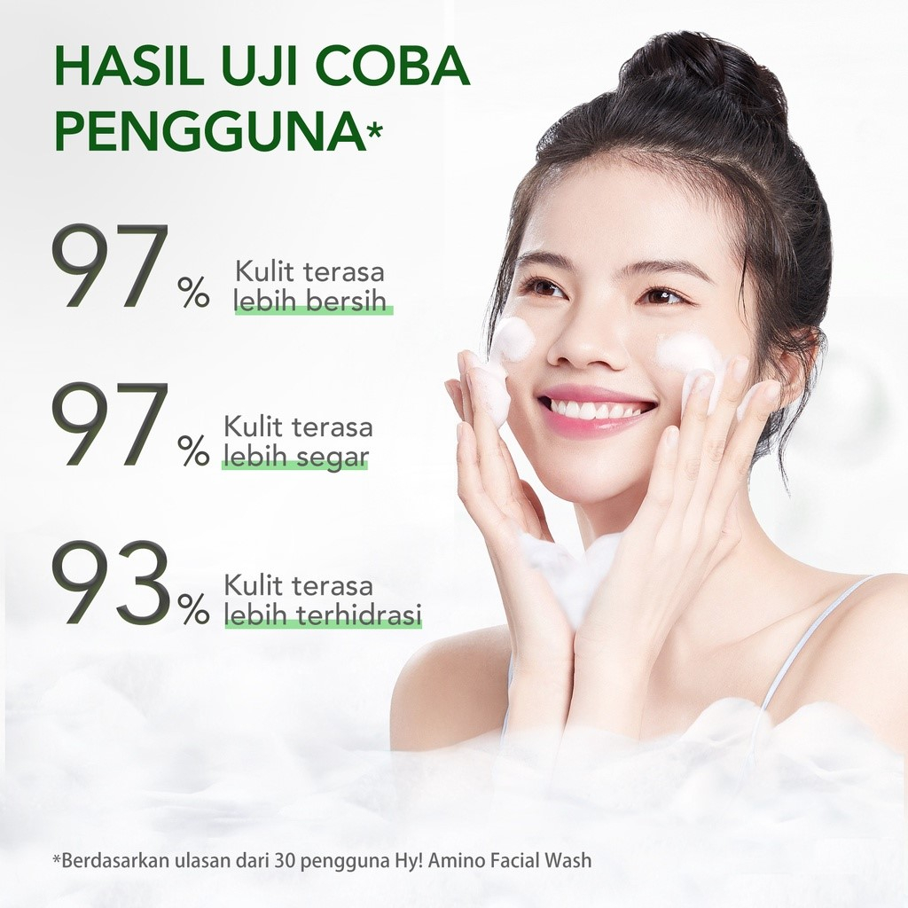 YOU Hy! Amino AC-Ttack Anti-Acne Facial Wash 50gr (Hijau)
