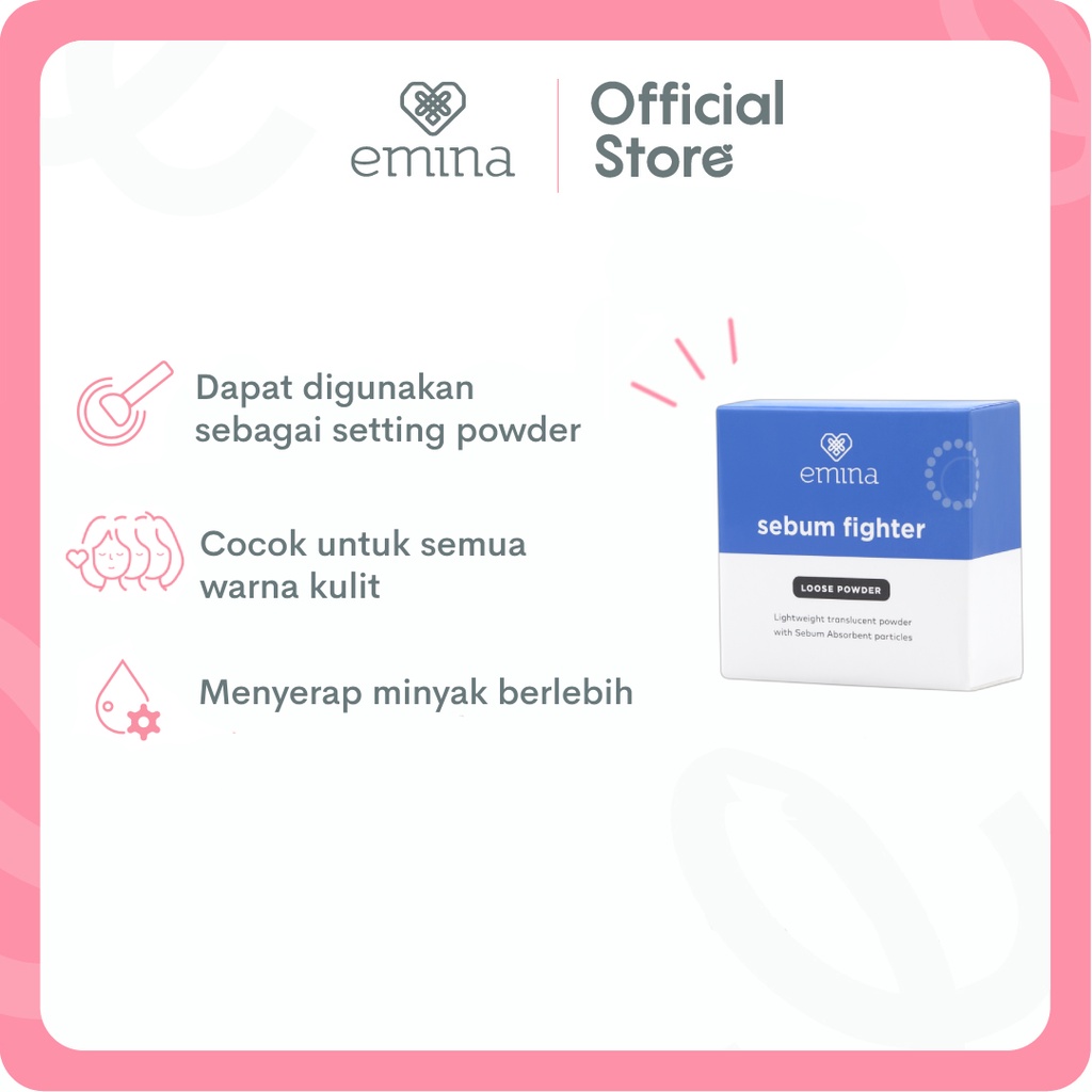 Emina Ms. Pimple Acne Solution Sebum Fighter Loose Powder