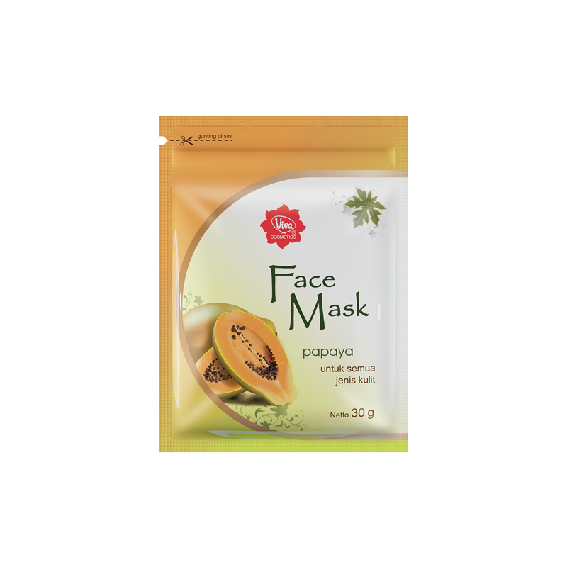 VIVA Face Masker Papaya 30gr (Masker Wajah)