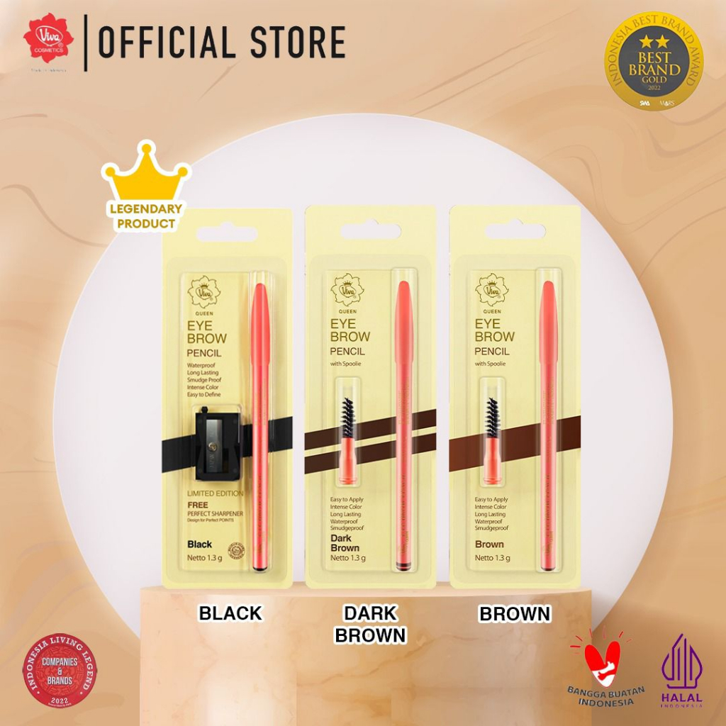 VIVA Pensil Alis Brown (Eyebrow Pencil)