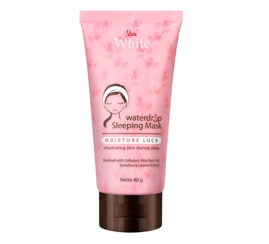 VIVA White Waterdrop Sleeping Mask Netto 80gr (White cream)
