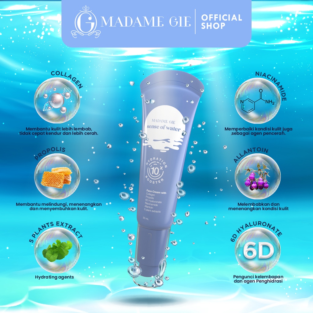 Madame Gie Sense Of Water Face Cream 30ml *