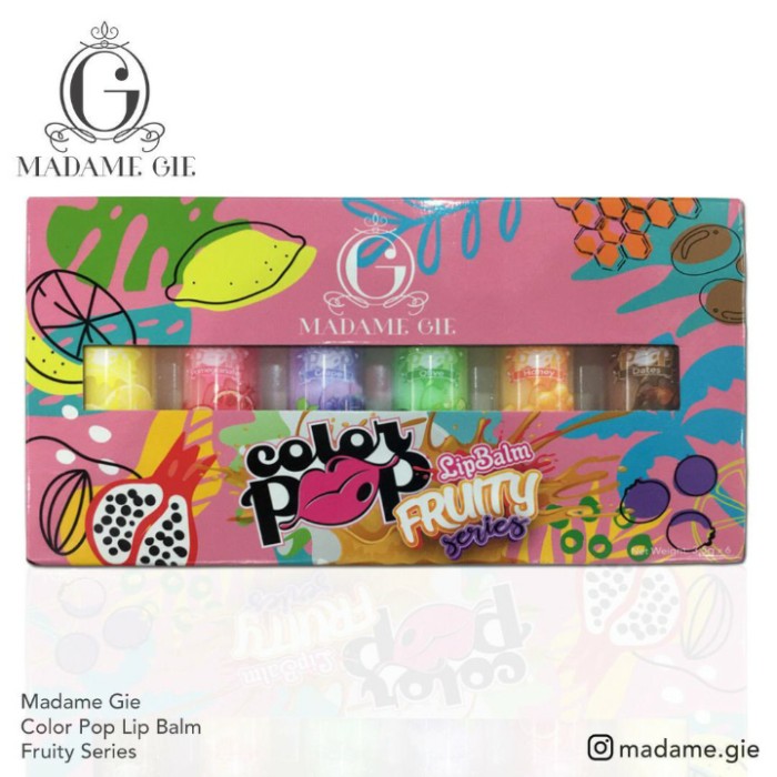 Madame Gie Colorpop Lip Balm Fruity - 03 Grape