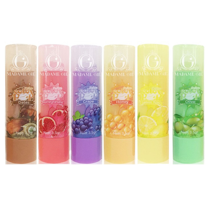 Madame Gie Colorpop Lip Balm Fruity - 03 Grape