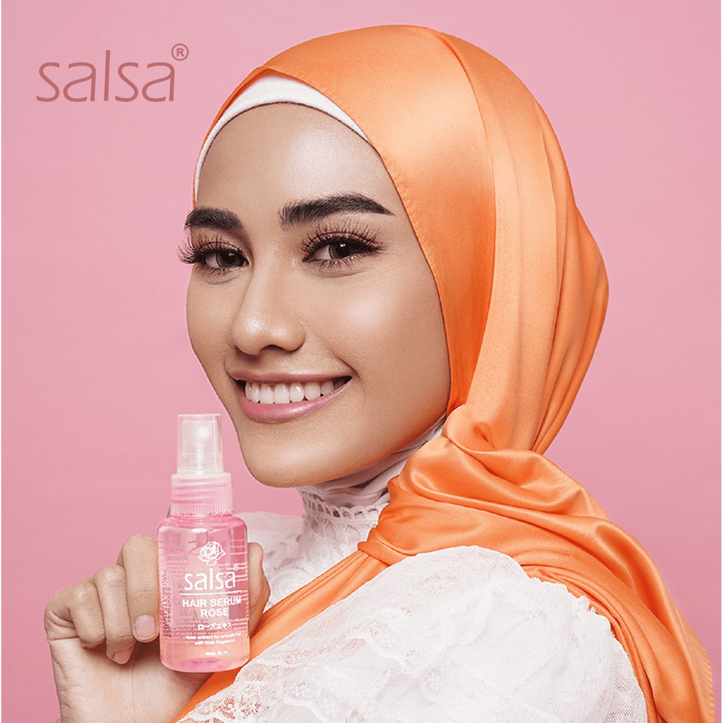 SALSA Hair Serum Perfume Spray Rose 80ml (Pink) - Serum Perawatan Rambut