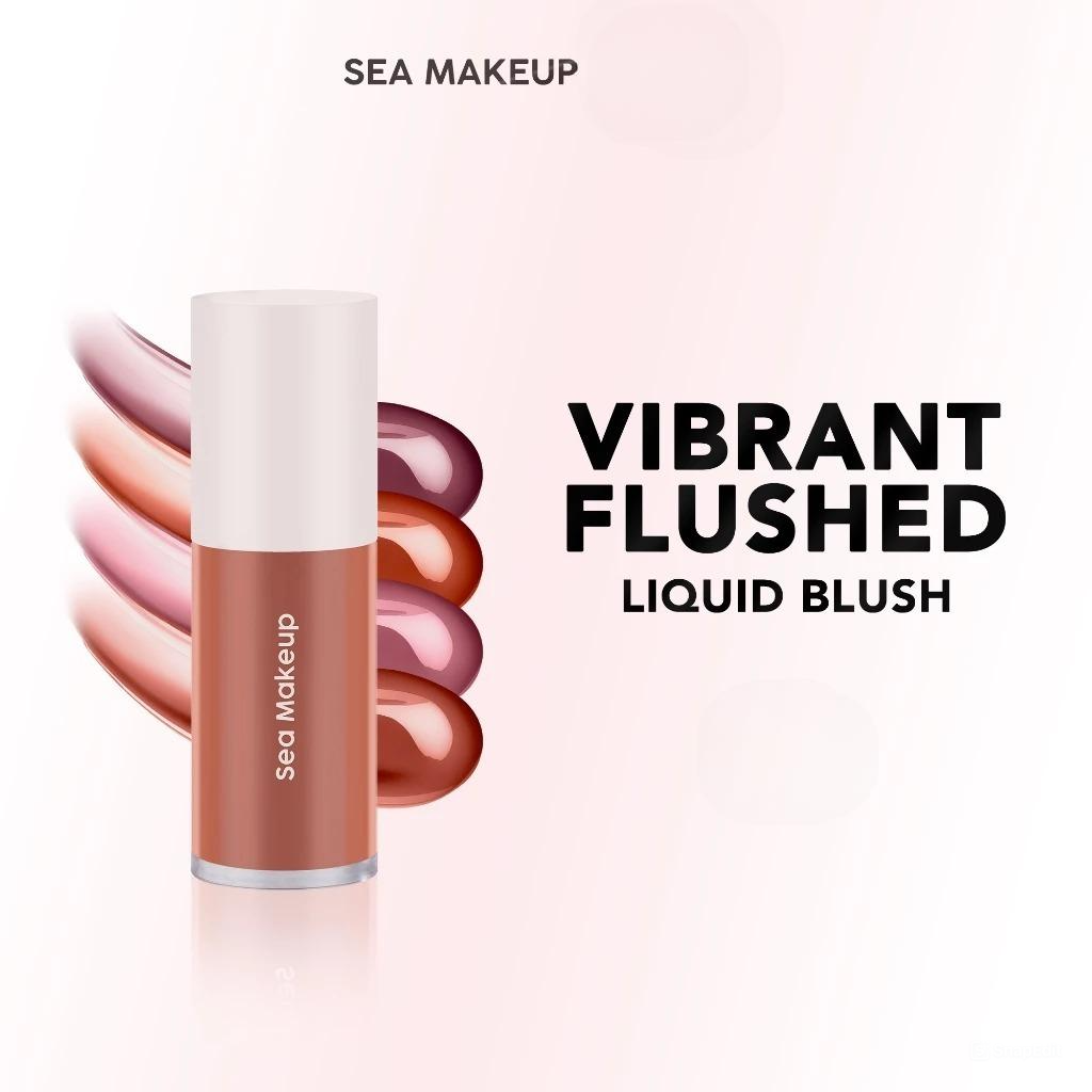 Sea Makeup Vibrant Flushed Liquid Blush 6gr - Orchid Dusk