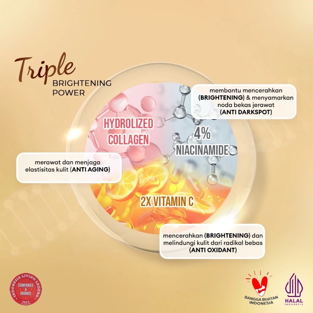 Viva Serum 20ml - Gold Whitening Serum