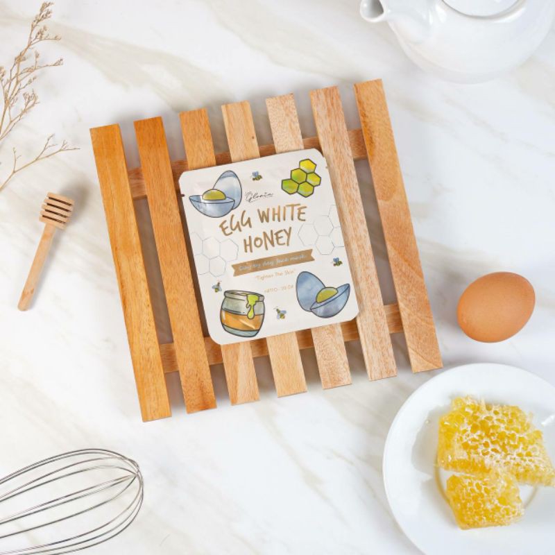 LEA Gloria Masker Bubuk 20gr EGG WHITE HONEY