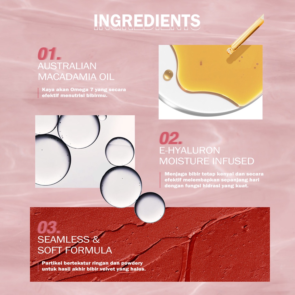 BNB Barenbliss Cherry Makes Cheerful Lip Velvet - 10 Peony Crush