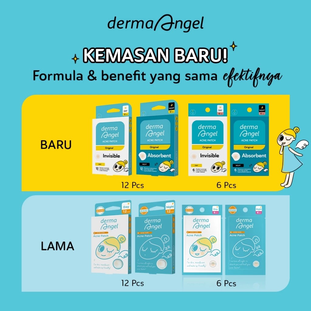 DERMA ANGEL Acne Patch Day 6s (Pagi)
