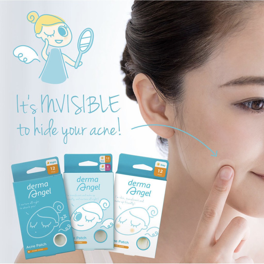 DERMA ANGEL Acne Patch Day 12s (Pagi)