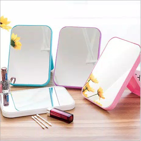 Cermin Rias Duduk Lipat Segiempat (Makeup Desktop Mirror)