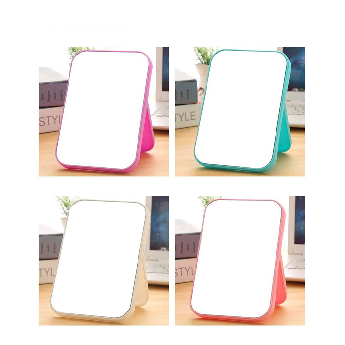 Cermin Rias Duduk Lipat Segiempat (Makeup Desktop Mirror)