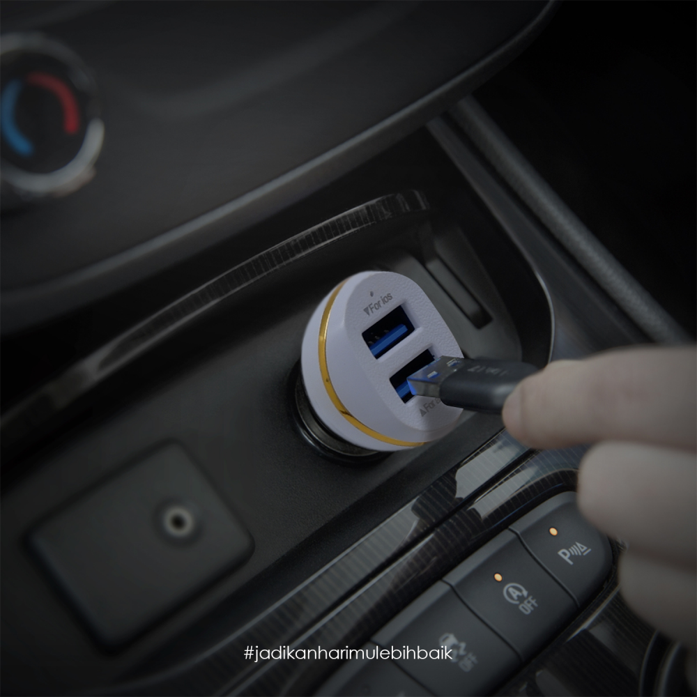 JETE Car Charger J1 2.1A with Smart IQ