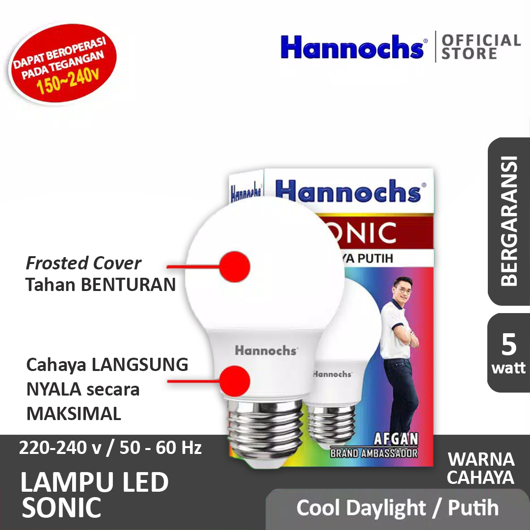 HANNOCHS Sonic Bohlam LED 5 Watt (5W) CDL