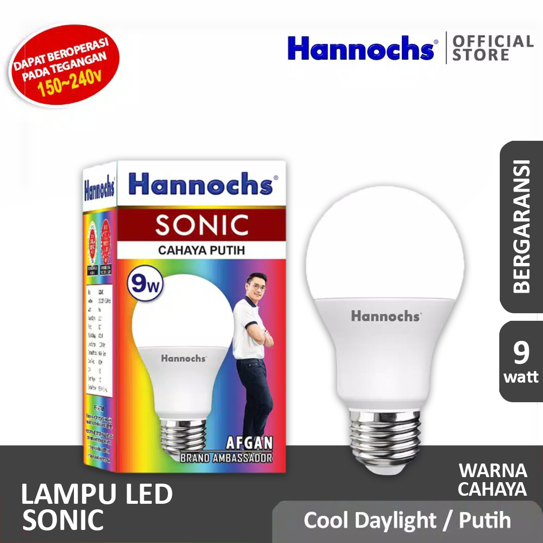 HANNOCHS Sonic Bohlam LED 9 Watt (9W) CDL