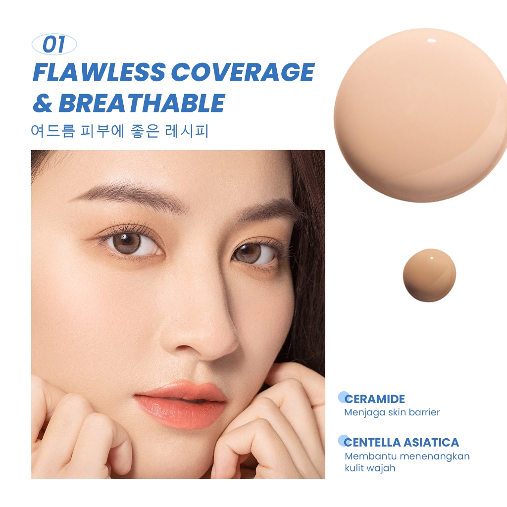 YOU Cloud Touch Dreamy-Fit Lasting Mesh Cushion SPF30 PA+++ - N402 Shell Ivory