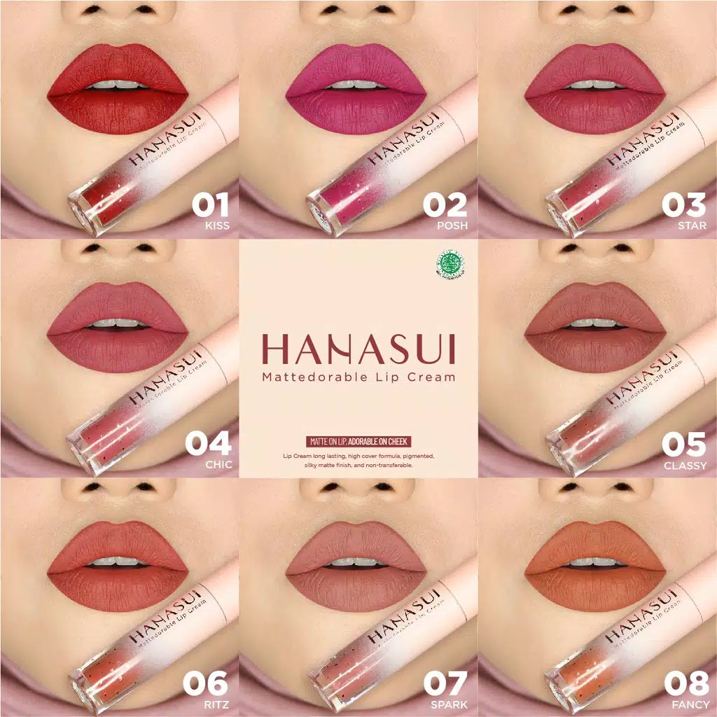 HANASUI Mattedorable Lip Cream 05 CLASSY
