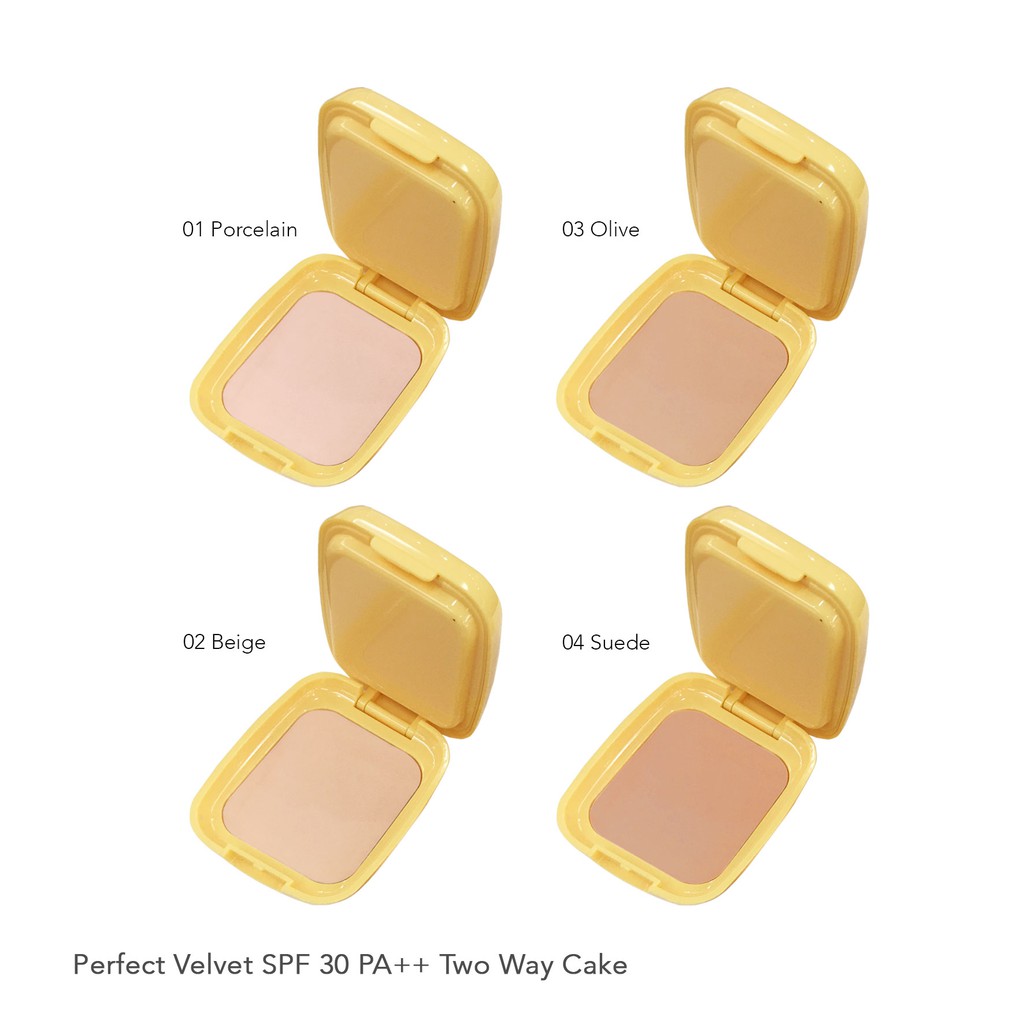 Madame Gie Perfect Velvet SPF30 PA++ Two Way Cake - 03 Olive